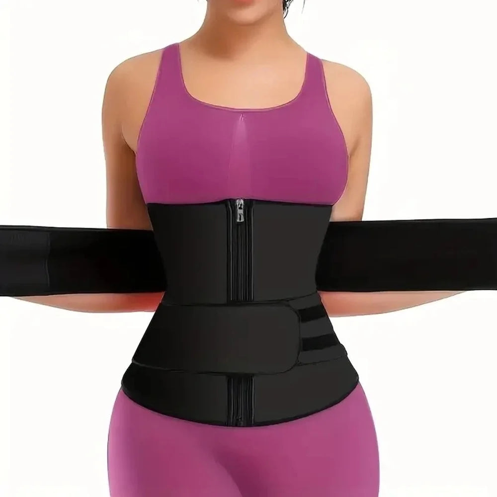 Waist Trainer Soft Shell Fitness Belt for Workouts