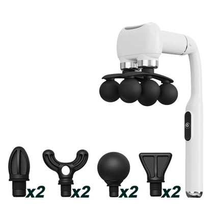 Massage Gun With 6 Heads and Adjustable Intensity