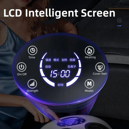 Foot Massager With Heat, Shiatsu Kneading, and Airbags