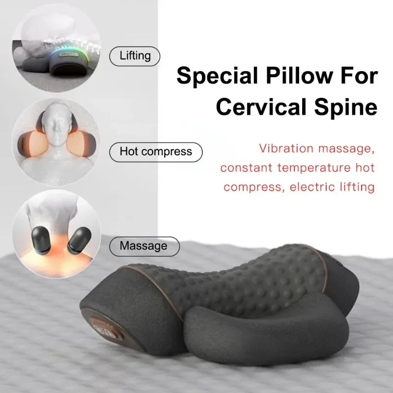 Neck Massager Pillow With Heat And Vibration