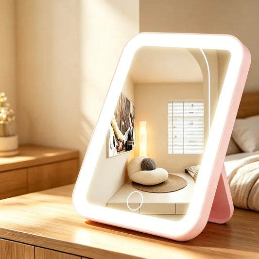 Vanity Mirror With LED Lights and Touch Dimming