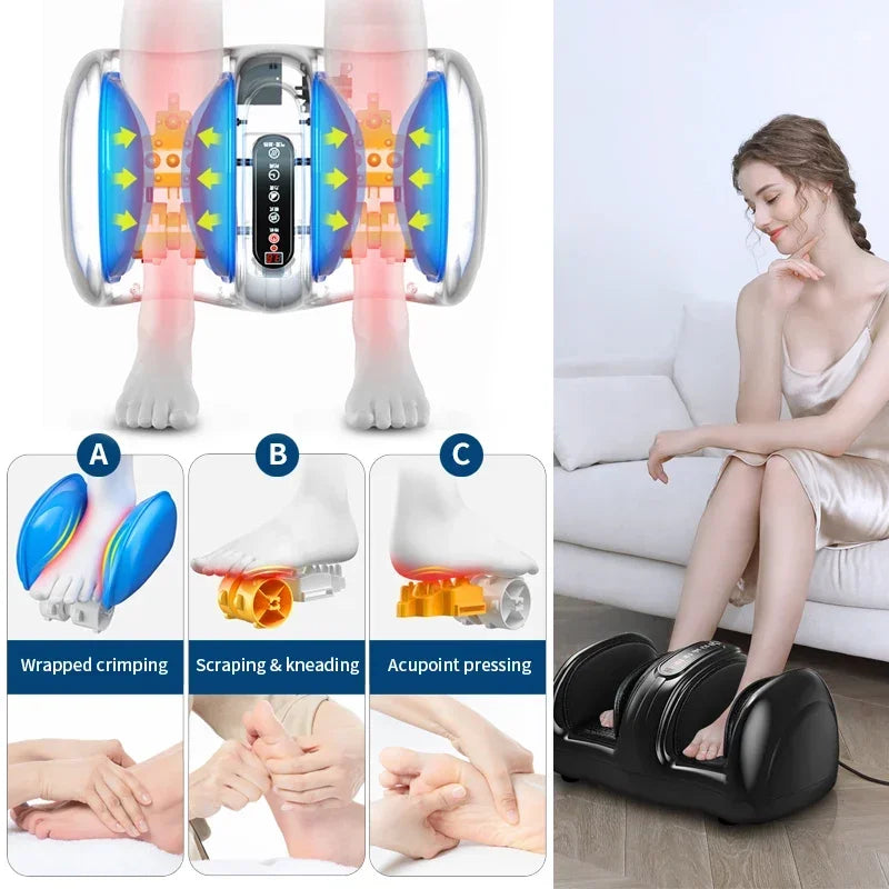 Foot Massager With Heat, Shiatsu Kneading and Remote