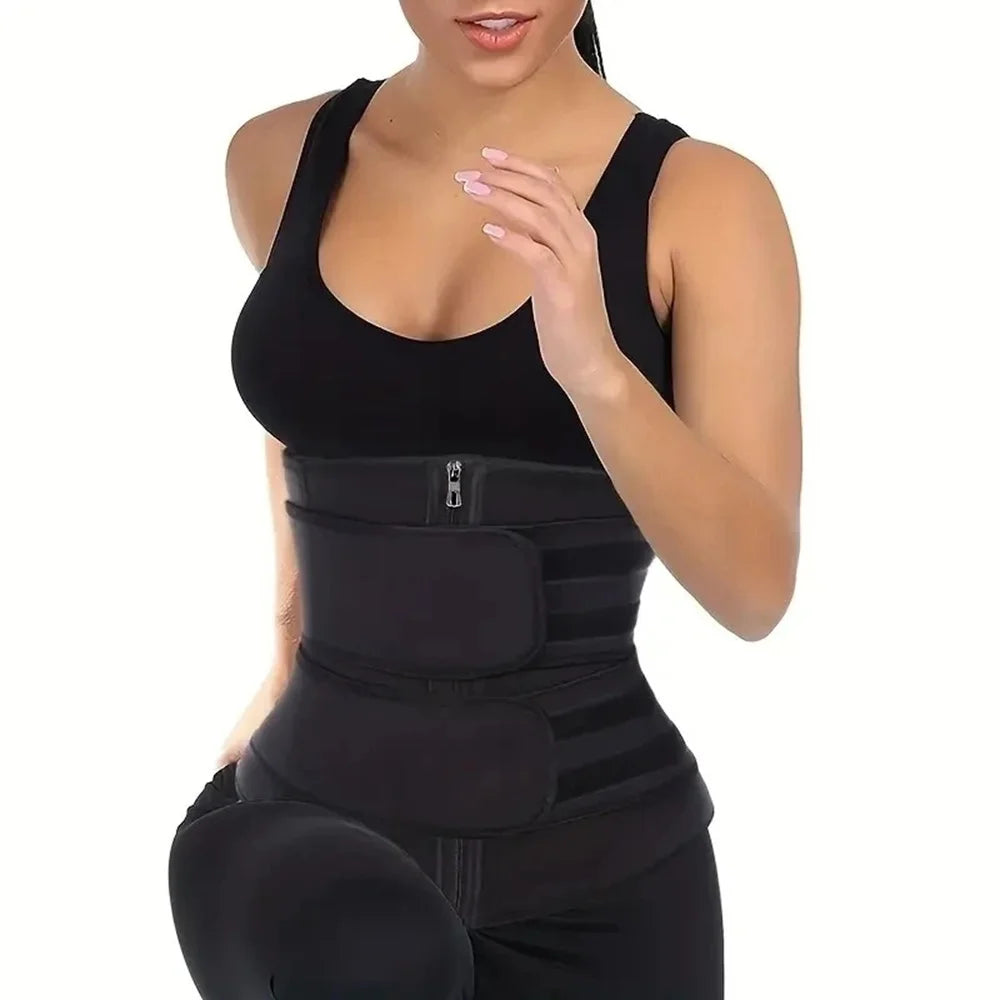 Waist Trainer Soft Shell Fitness Belt for Workouts