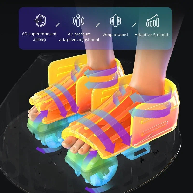Foot Massager With Heat, Shiatsu Kneading, and Airbags
