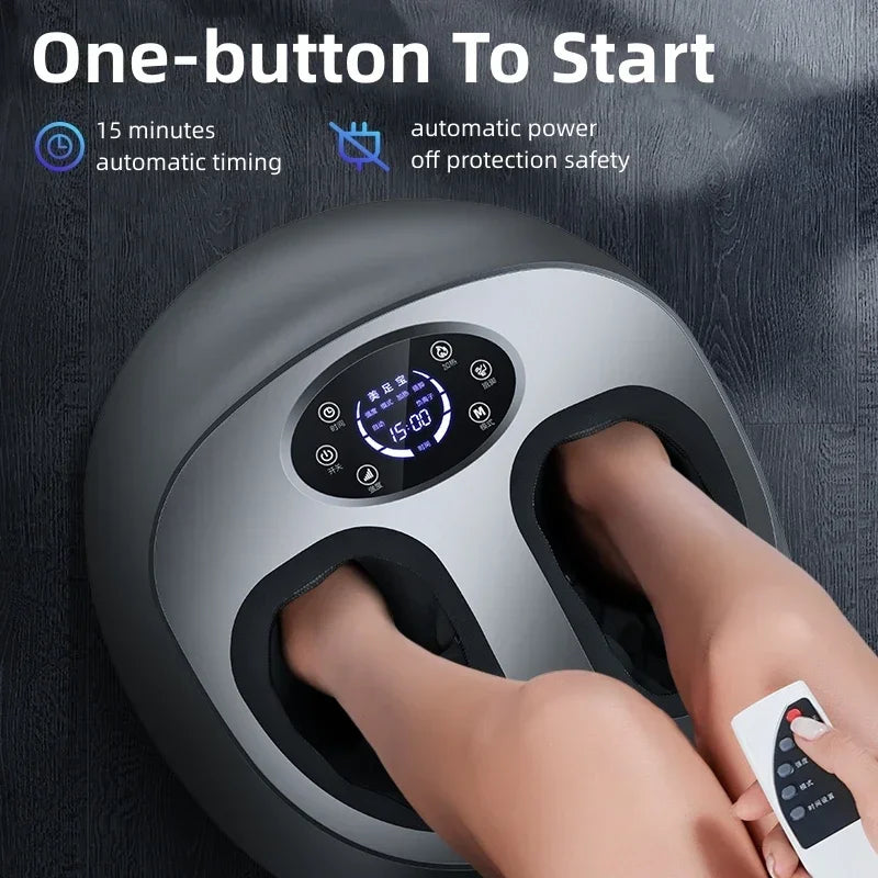 Foot Massager With Heat, Shiatsu Kneading, and Airbags
