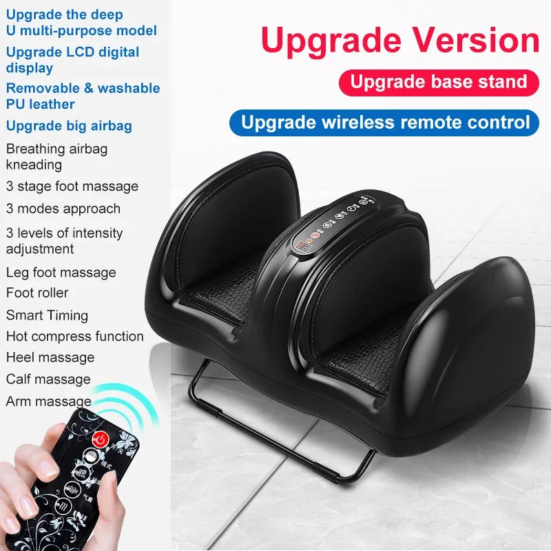 Foot Massager With Heat, Shiatsu Kneading and Remote