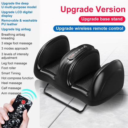 Foot Massager With Heat, Shiatsu Kneading and Remote