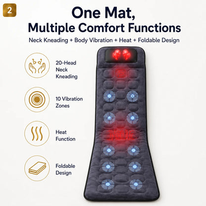 Massage Mat With Heat and Neck Kneading