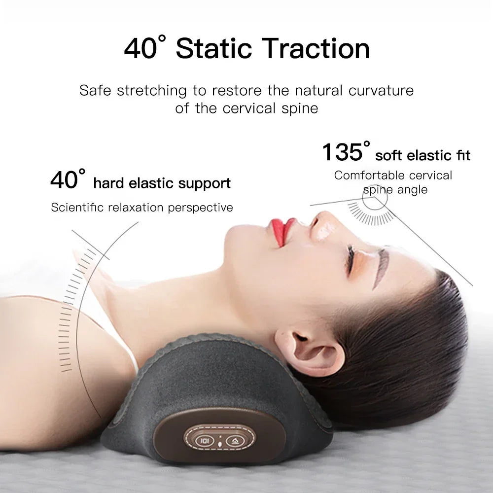 Neck Massager Pillow With Heat And Vibration